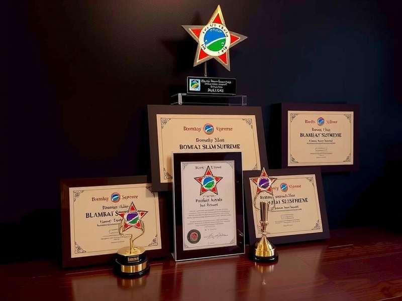 Awards Won by Bombay Slam Supreme Bombay Slam Supreme award trophies and certificates