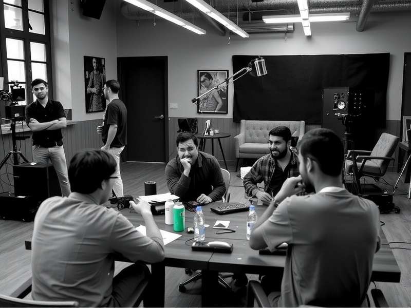 The Creative Minds Behind Bombay Slam Supreme Bombay Slam Supreme development team working in their Mumbai studio