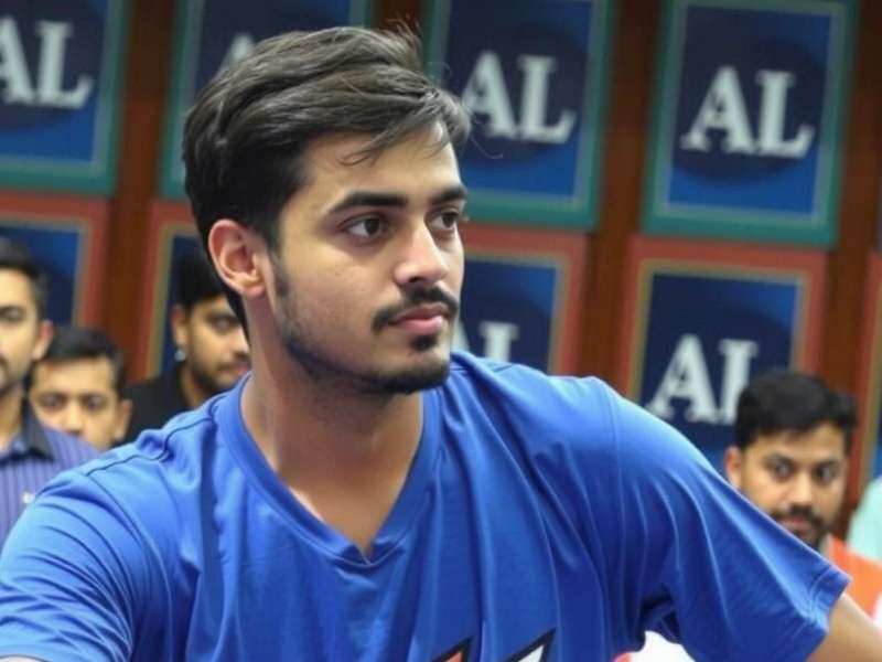 Pro Player in Action at National Championship Indian pro player competing in Bombay Slam Supreme national tournament