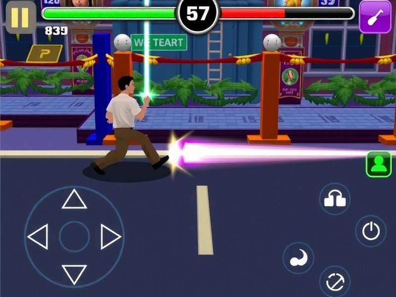 Intuitive Touch Controls for Bombay Slam Supreme Bombay Slam Supreme gameplay screenshot showing touch controls
